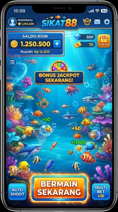 Cuplikan layar menu unduhan sikat88 untuk perangkat Android